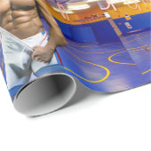 SlipperyJoe's gespierde man uitstulping six-pack s Cadeaupapier (Rol Hoek)