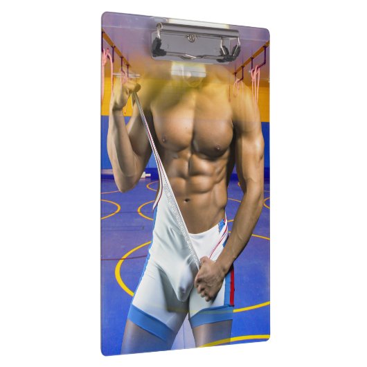 SlipperyJoe's gespierde man uitstulping six-pack s Klembord (Rechts)