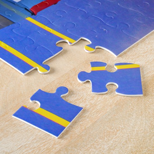 SlipperyJoe's gespierde man uitstulping six-pack s Legpuzzel (Zijkant)