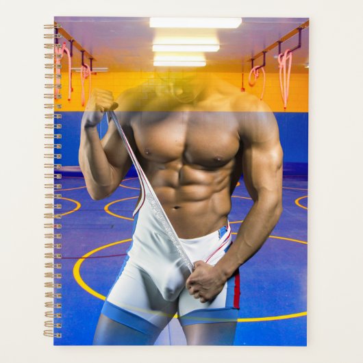 SlipperyJoe's gespierde man uitstulping six-pack s Planner (Voorkant)