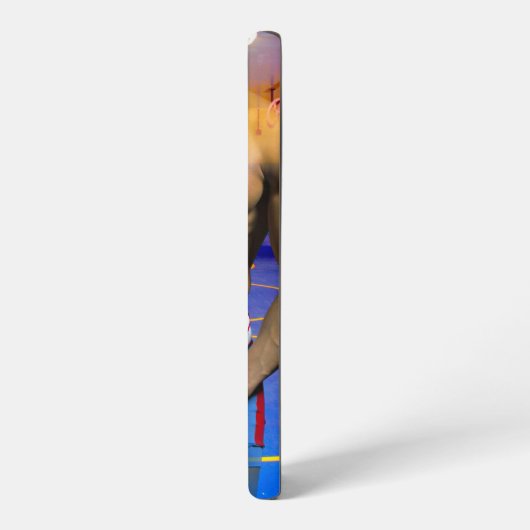 SlipperyJoe's gespierde man uitstulping six-pack s Samsung Galaxy Hoesje (Linkerkant)