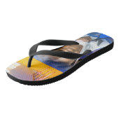 SlipperyJoe's gespierde man uitstulping six-pack s Teenslippers (Schuin)