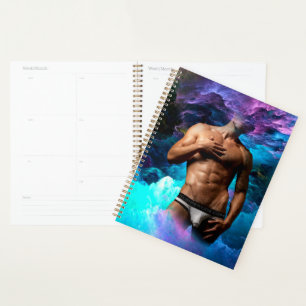 SlipperyJoe's gespierde mannenondergoed bult kosmi Planner