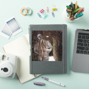 SlipperyJoe's gespierde spooksteen zwak verlichte  Sticker