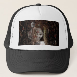 SlipperyJoe's gespierde spooksteen zwak verlichte Trucker Pet