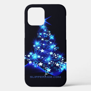 SlipperyJoe's gestileerde gloeiende kerstboom brig Case-Mate iPhone Case