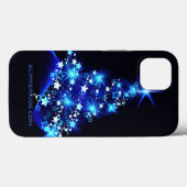 SlipperyJoe's gestileerde gloeiende kerstboom brig Case-Mate iPhone Case (Achterkant (horizontaal))