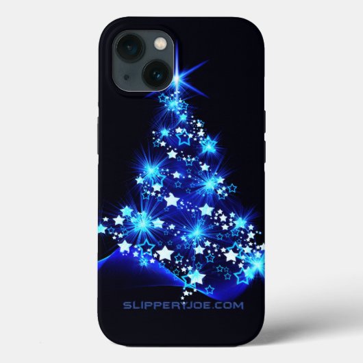 SlipperyJoe's gestileerde gloeiende kerstboom brig Case-Mate iPhone Case (Achterkant)