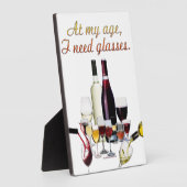 SlipperyJoe's glazen gefermenteerde druiven, wijnp Fotoplaat (Zijkant)