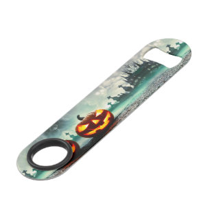 SlipperyJoe's gloeiende jack‑o'-lantern Halloween  Speed Flessenopener