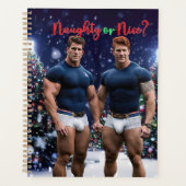 SlipperyJoe's gloeiende kerstbomen twee gespierde Planner (Voorkant)