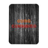 SlipperyJoe's Going Commando vet rood sinaasappel  Magneet (Verticaal)