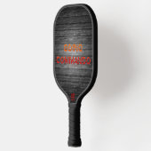 SlipperyJoe's Going Commando vet rood sinaasappel Pickleball Paddle (Links)