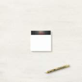 SlipperyJoe's Going Commando vet rood sinaasappel  Post-it® Notes (Op bureau)