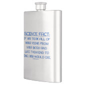 SlipperyJoe's grappige gezegde science fact blue r Flacon (Links)