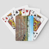 SlipperyJoe's grappige gezegde vuil weggrindbos Pokerkaarten (Achterkant)