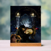 SlipperyJoe's griezelige Halloween enge bossen gro Acryl Bord (Neutraal)