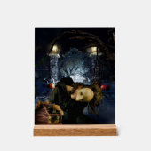 SlipperyJoe's griezelige Halloween enge bossen gro Acryl Bord (Voorkant)