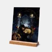 SlipperyJoe's griezelige Halloween enge bossen gro Acryl Bord (Hoek)