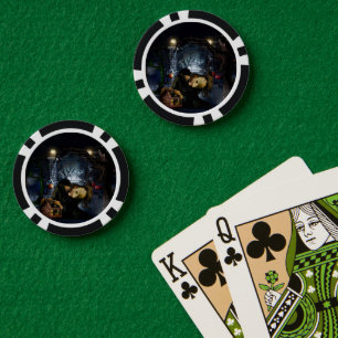 SlipperyJoe's griezelige Halloween enge bossen gro Poker Chips