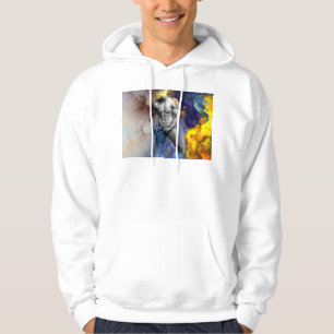 SlipperyJoe's grijswaarde gespierde mannenfiguur g Hoodie