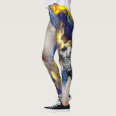 SlipperyJoe's grijswaarde gespierde mannenfiguur g Leggings (Links)