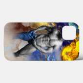 SlipperyJoe's grijswaarde gespierde mannenlichaam  Case-Mate iPhone Case (Achterkant (horizontaal))