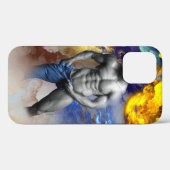 SlipperyJoe's grijswaarde gespierde mannenlichaam  Case-Mate iPhone Case (Achterkant (horizontaal))