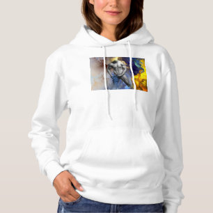 SlipperyJoe's grijswaarde gespierde mannenlichaam Hoodie