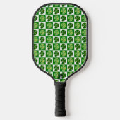 SlipperyJoe's groene vierbladige klaver Saint Patr Pickleball Paddle (Voorkant)