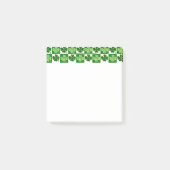 SlipperyJoe's groene vierbladige klaver Saint Patr Post-it® Notes (Voorkant)