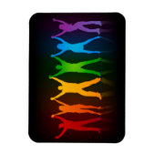 SlipperyJoe's groep mensen die handen vasthouden d Magneet (Verticaal)