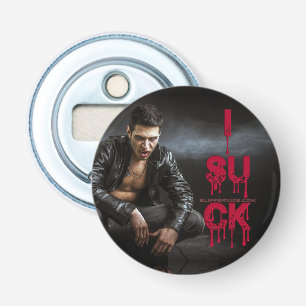 SlipperyJoe's Halloween bleke vampierachtige figuu Button Flesopener