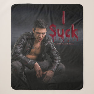 SlipperyJoe's Halloween bleke vampierachtige figuu Sherpa Deken