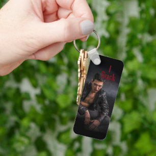 SlipperyJoe's Halloween bleke vampierachtige figuu Sleutelhanger