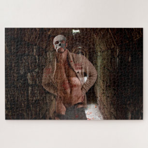 SlipperyJoe's Halloween doorzichtige spookachtige Legpuzzel