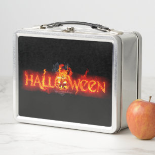 SlipperyJoe's Halloween enorm lettertype in vuur