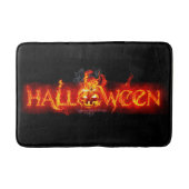 SlipperyJoe's Halloween enorm lettertype in vuur Badmat (Voorkant)