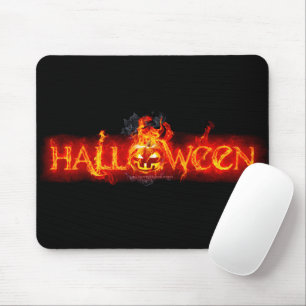 SlipperyJoe's Halloween enorm lettertype in vuur Muismat