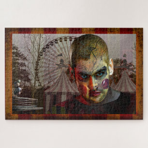 SlipperyJoe's Halloween griezelige man pop surreal Legpuzzel