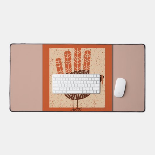 SlipperyJoe's hand spreekt de dankbare familielede Bureaumat (Keyboard & Muis)