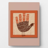 SlipperyJoe's hand spreekt de dankbare familielede Fotoplaat (voorkant)