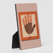 SlipperyJoe's hand spreekt de dankbare familielede Fotoplaat (Zijkant)