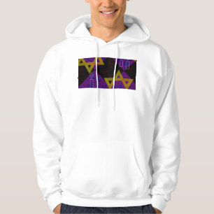 SlipperyJoe's Hanukkah-thema afbeelding goudgeel Hoodie