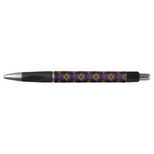 SlipperyJoe's Hanukkah-thema afbeelding goudgeel Pen