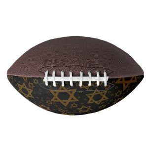 SlipperyJoe's Hanukkah-thema Ster David artistiek  American Football