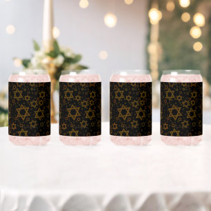 SlipperyJoe's Hanukkah-thema Ster David artistiek Blikvorm Glas