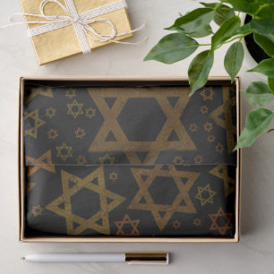 SlipperyJoe's Hanukkah-thema Ster David artistiek Tissuepapier