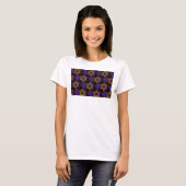 SlipperyJoe's Hanukkah-themed image golden yellow  T-shirt (Voorkant volledig)