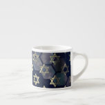 SlipperyJoe's Happy Chanoeka meerdere sterren van  Espresso Kop<br><div class="desc">SlipperyJoe's Happy Hanukkah meerdere Star of David symbolen Artistieke Viering Joods Hebreeuws Chanoeka geschenken Decoraties Jodendom religie significante symboliek Relevante cultuurgodsdienstige contexten verschillende zeshoekige vormen donkerblauw paarse tinten donkerblauwe abstracte achtergrond gelaagde textuur uiterlijk</div>